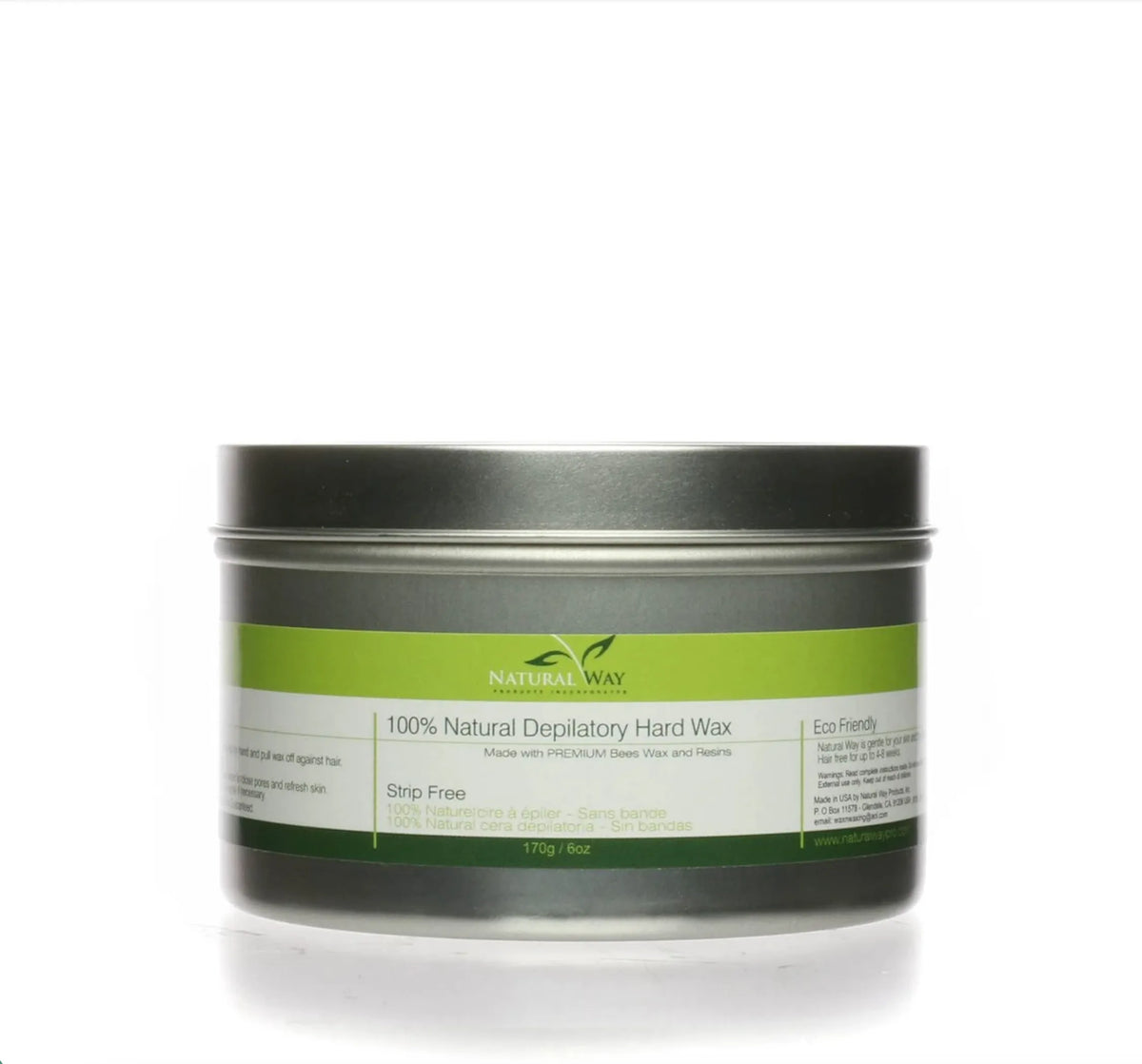 Natural Way Hard Wax: Face & Body Waxing Universal Can