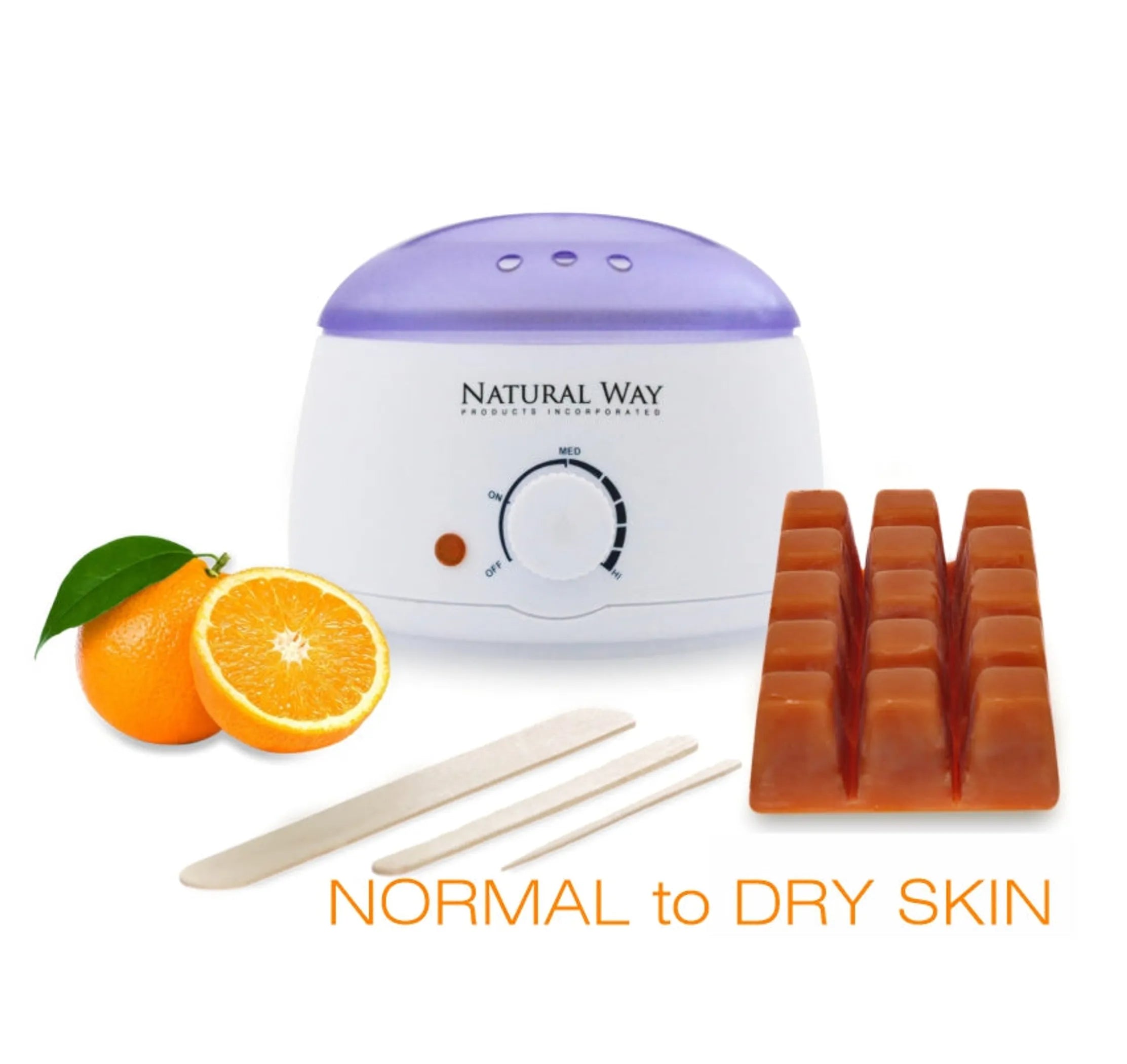 Natural Way Hard Wax: Face & Body Waxing |Hard Wax Warmer Kit