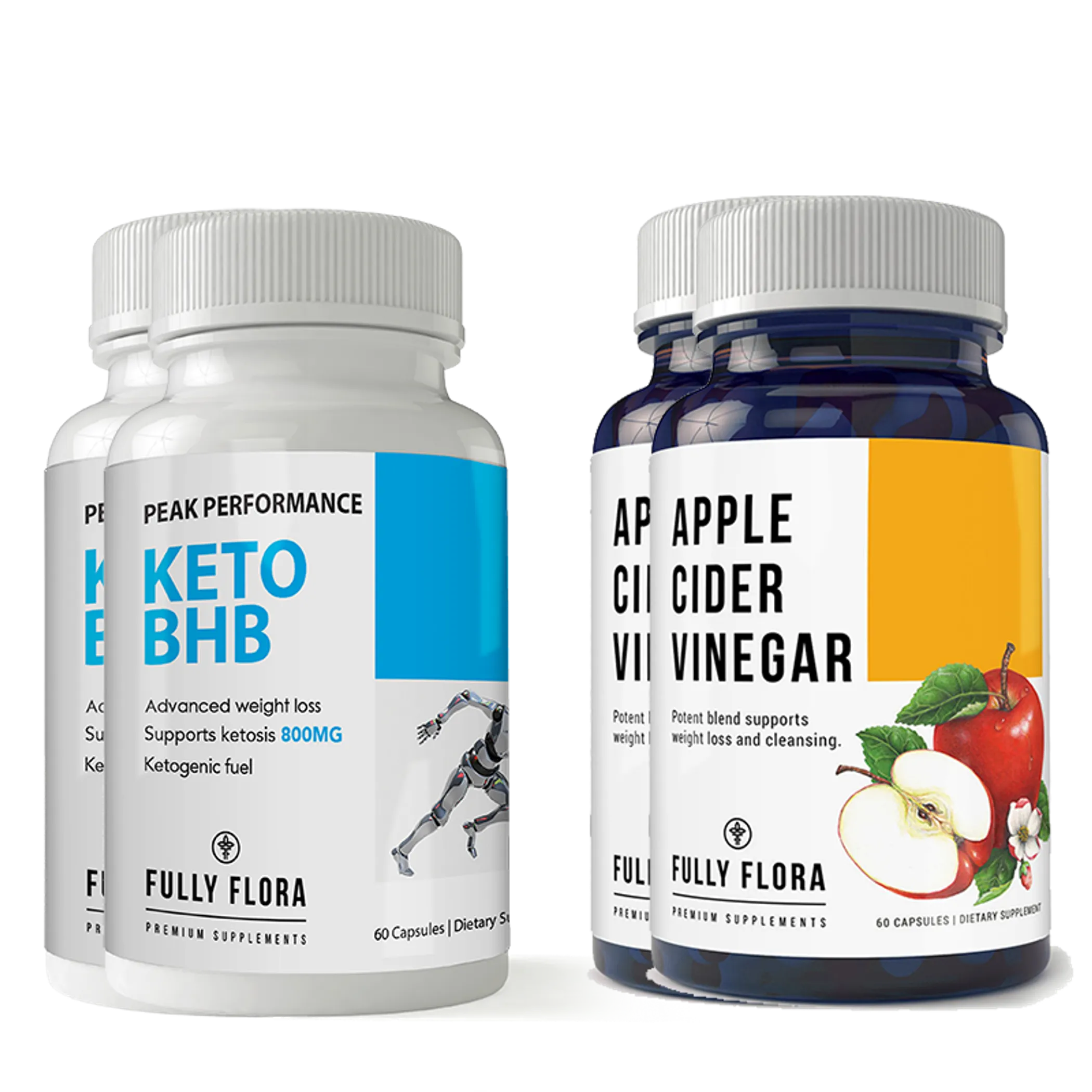 Fully Flora Keto BHB and Apple Cider Combo