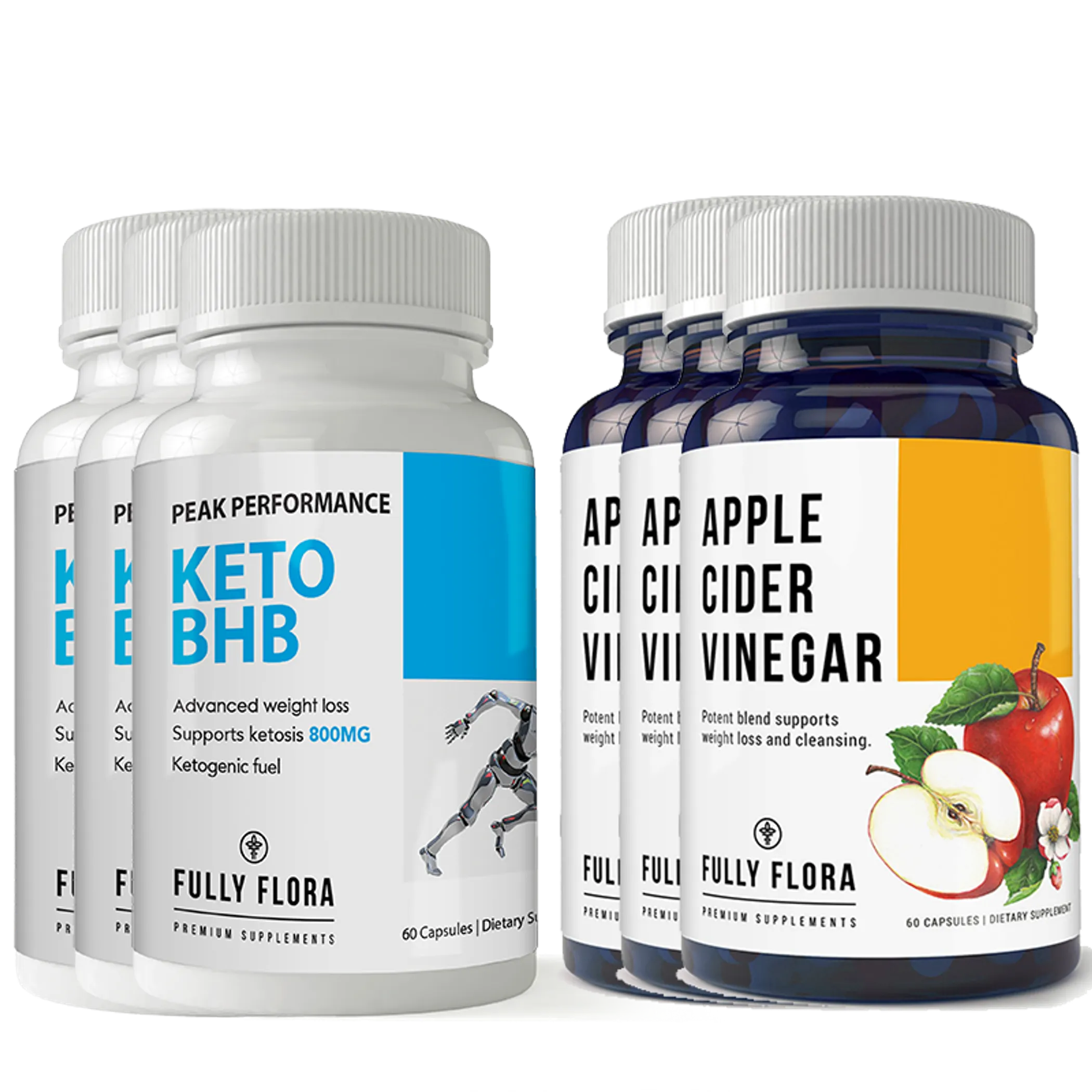 Fully Flora Keto BHB and Apple Cider Combo