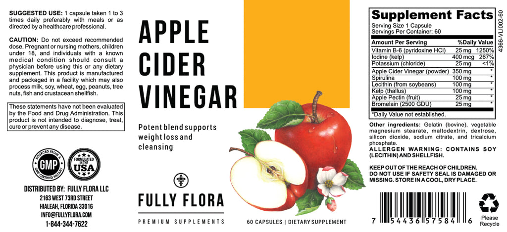 Fully Flora Keto BHB and Apple Cider Combo