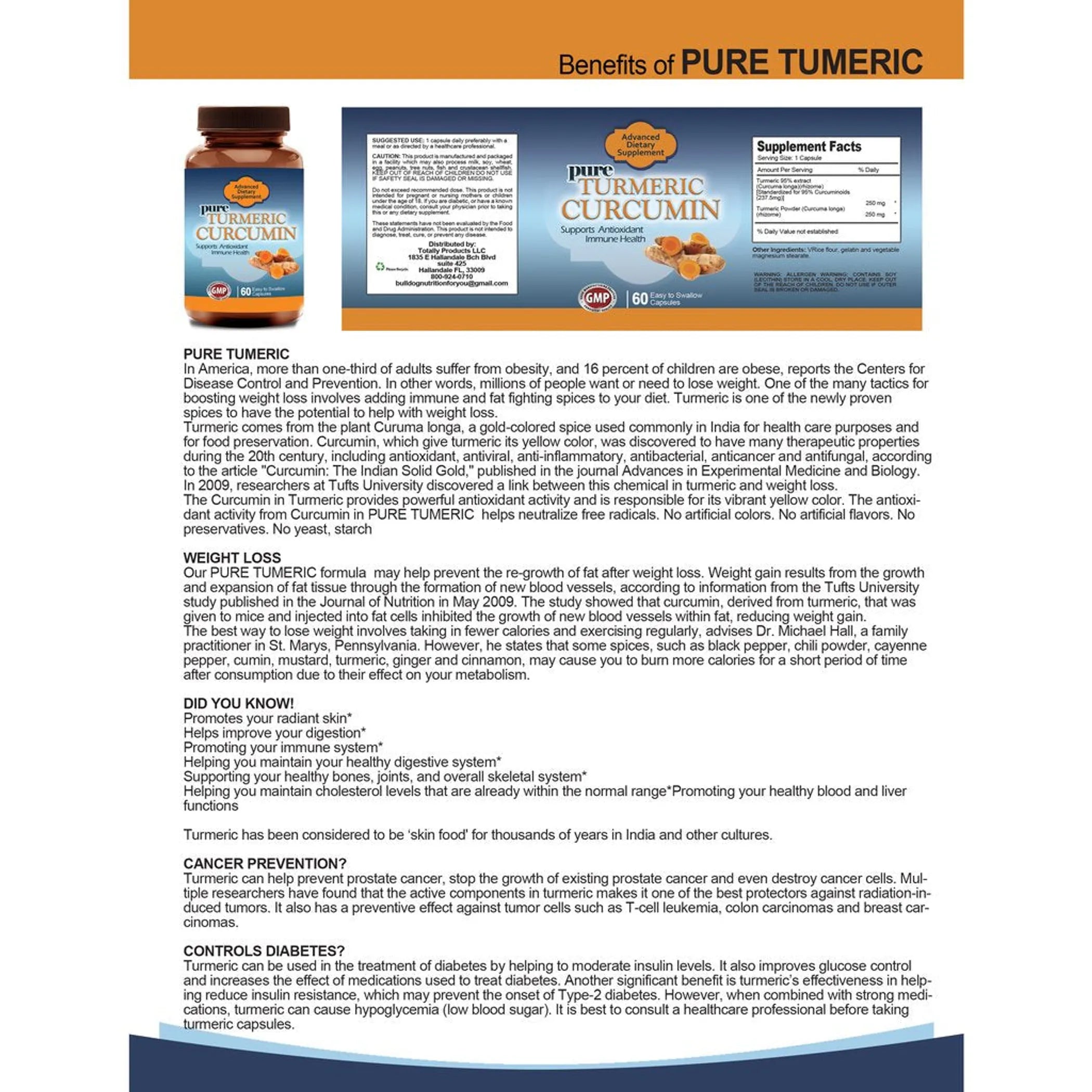 Turmeric Curcumin and Night Slim Combo Pack