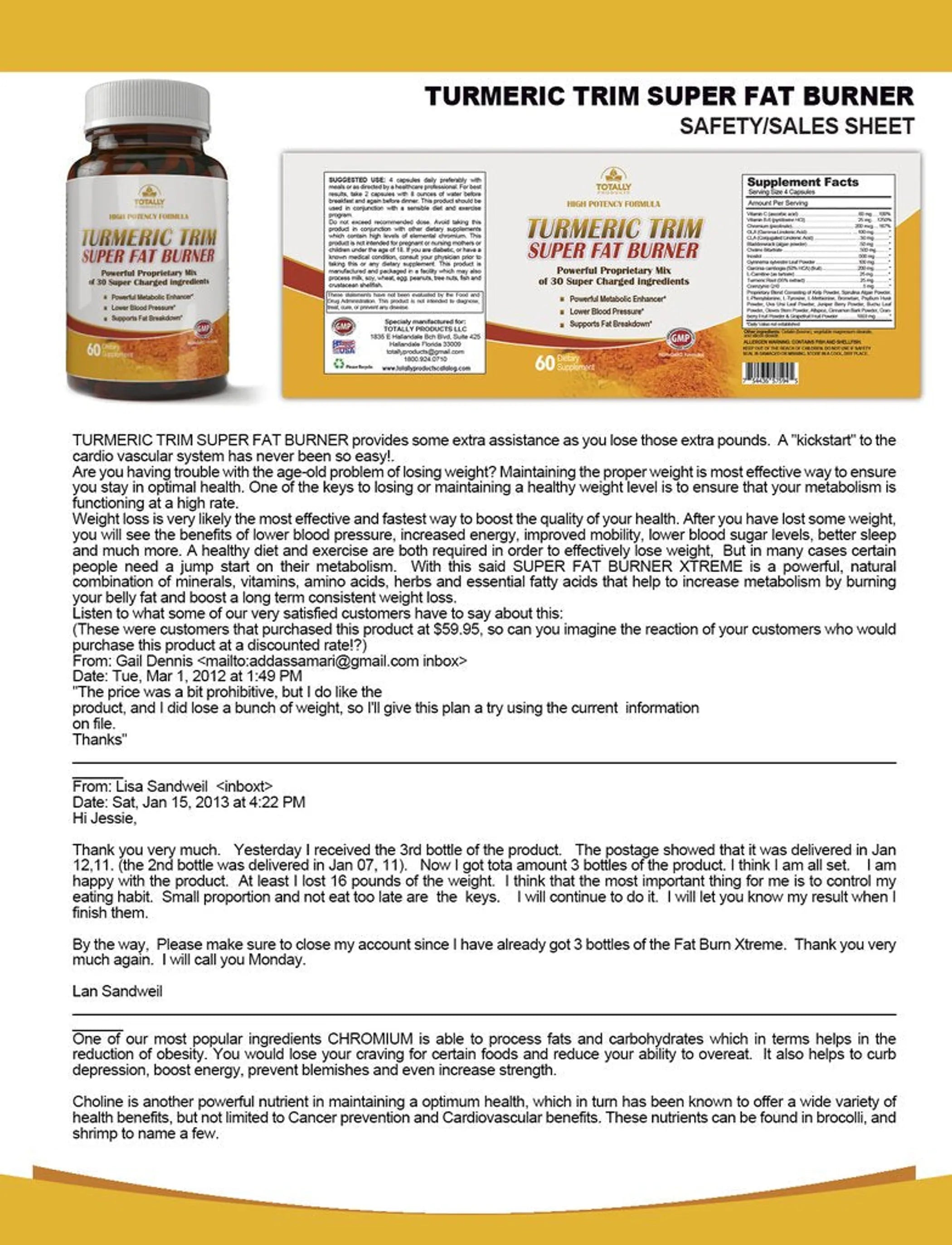 Turmeric Trim and Night Slim Combo Pack