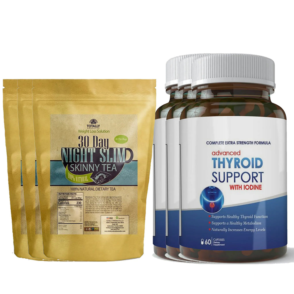 Night Slim Skinny Tea and Thyroid Support Combo Pack