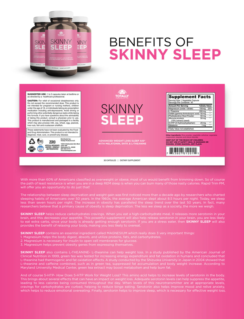Skinny Sleep and Skinny Again Combo Pack