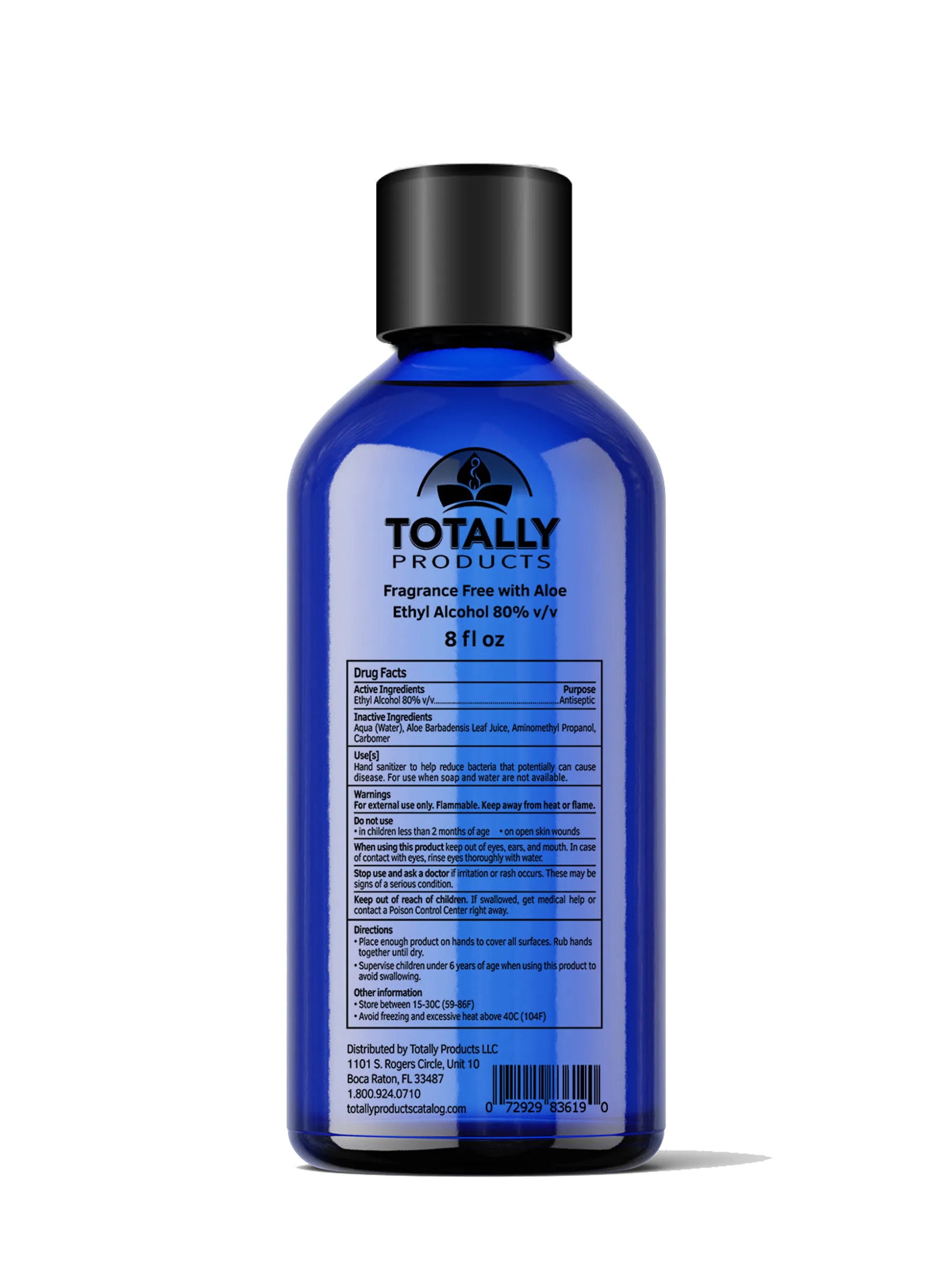 Hand Sanitizer Antibacterial 8oz Gel with Aloe Vera