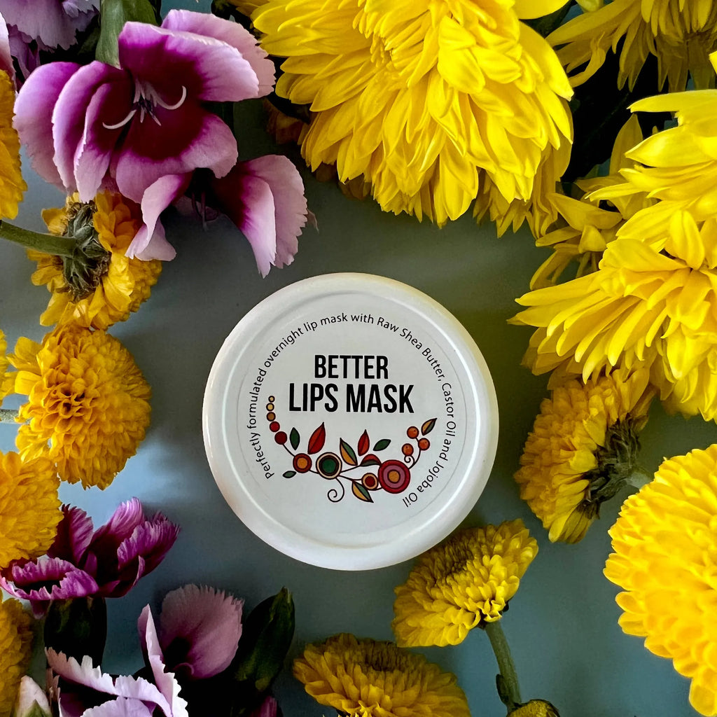 Lip Mask (Overnight), Creamy Lip Balm w/ Raw Shea Butter