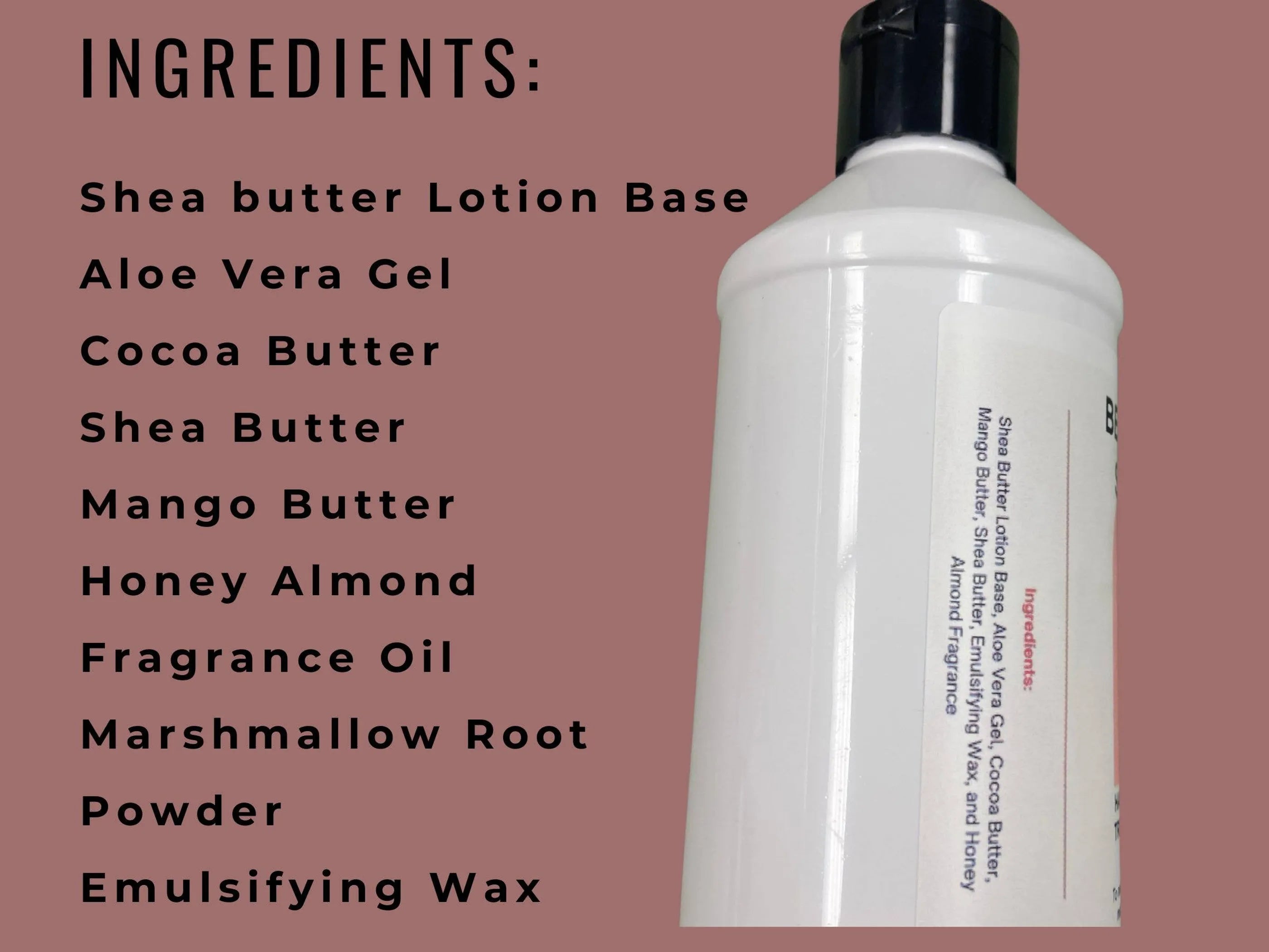 Triple Butter Moisturizing Lotion, 8 oz, Non-GMO, Vegan