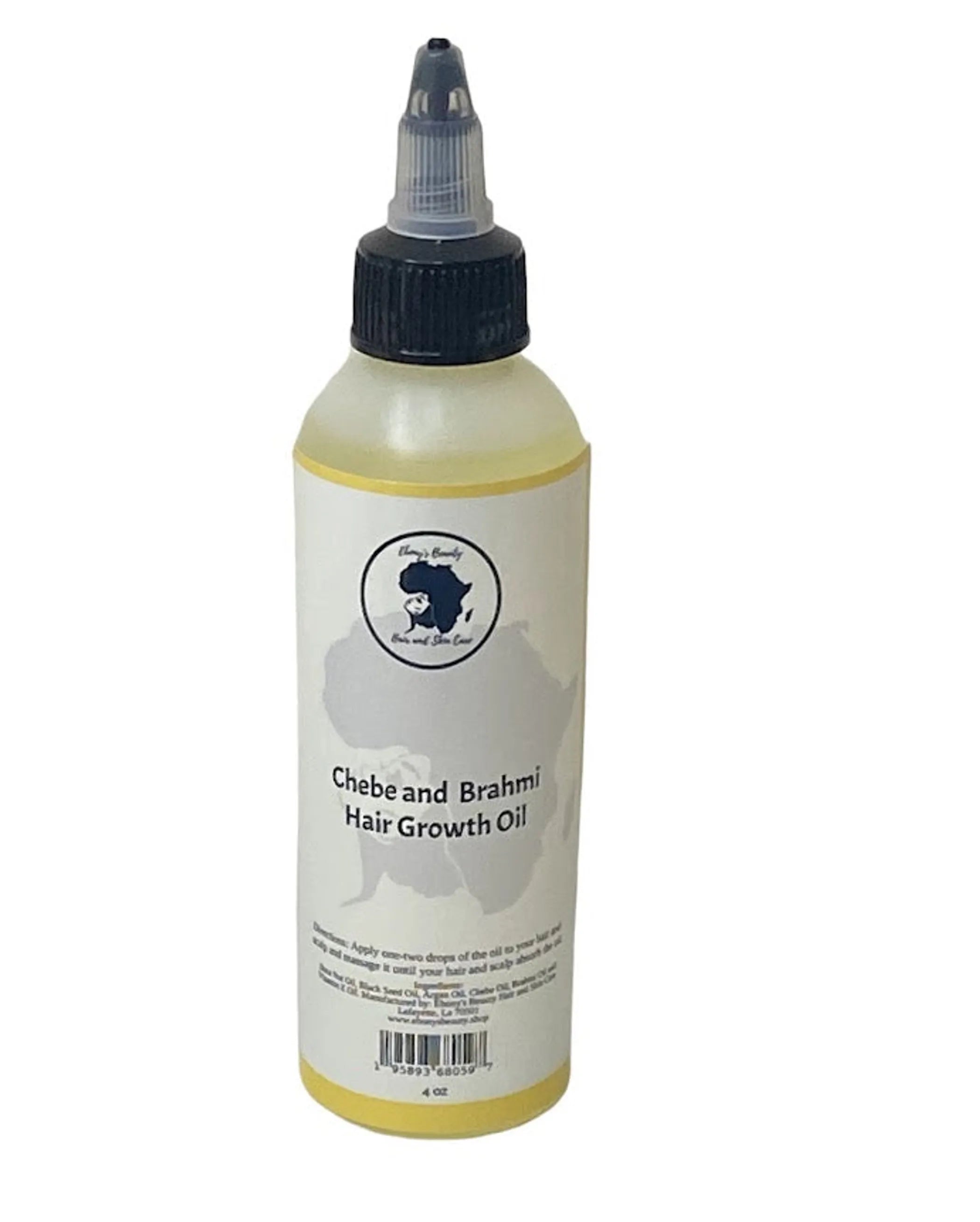 African Chebe and Brahmi Super Strength Hair Growth Oil Ebony's Beauty Hair and Skin Care', and 'All Hair Types