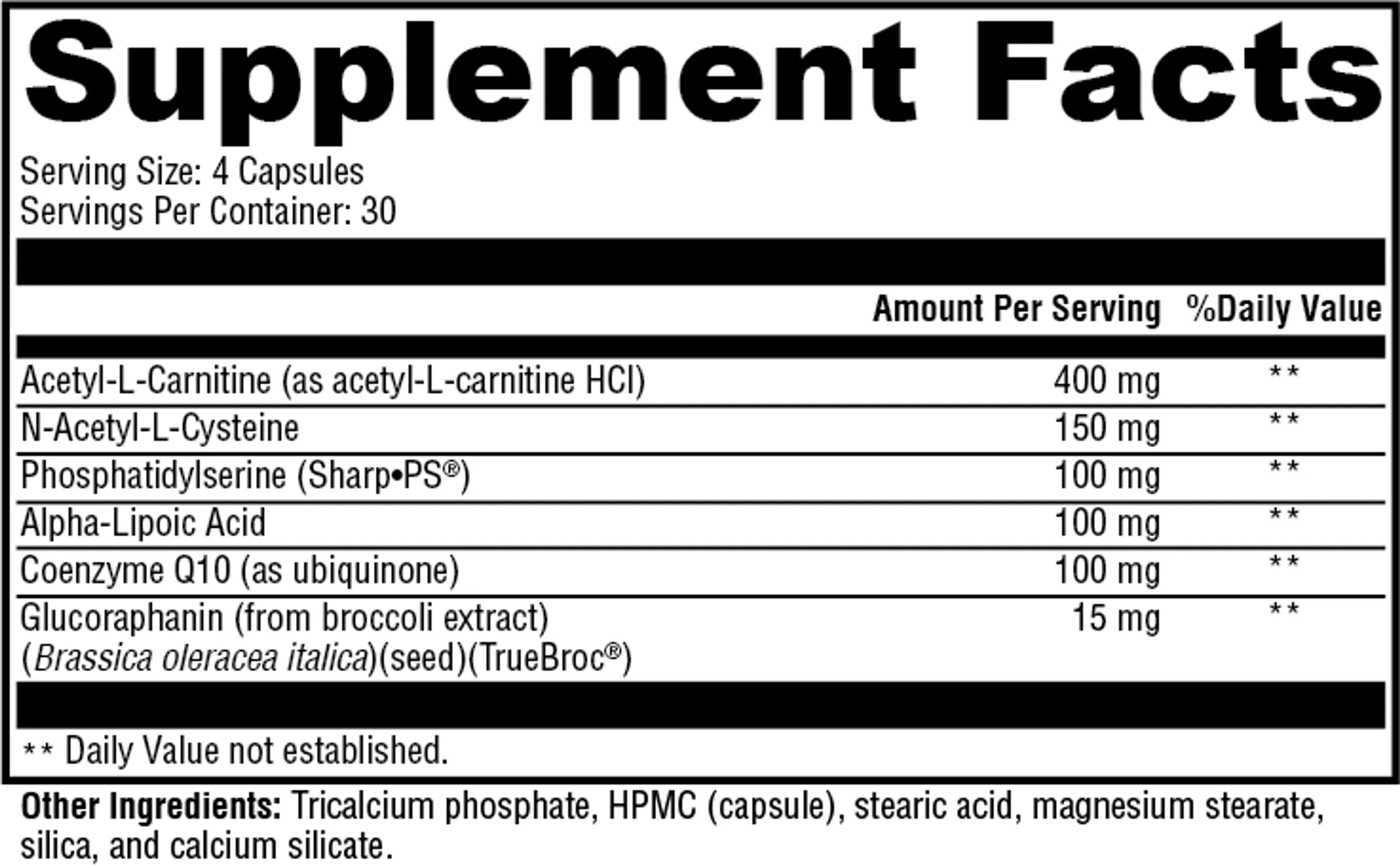Tomorrow's Leaf Comprehensive Memory & Brain Support