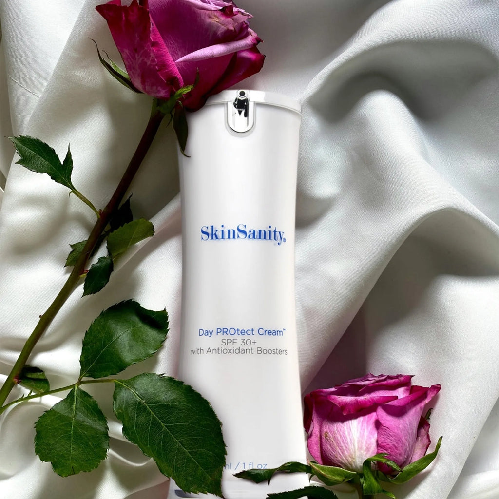 SkinSanity Day PROtect Cream - Antioxidant Moisturizer with SPF 30 1 oz