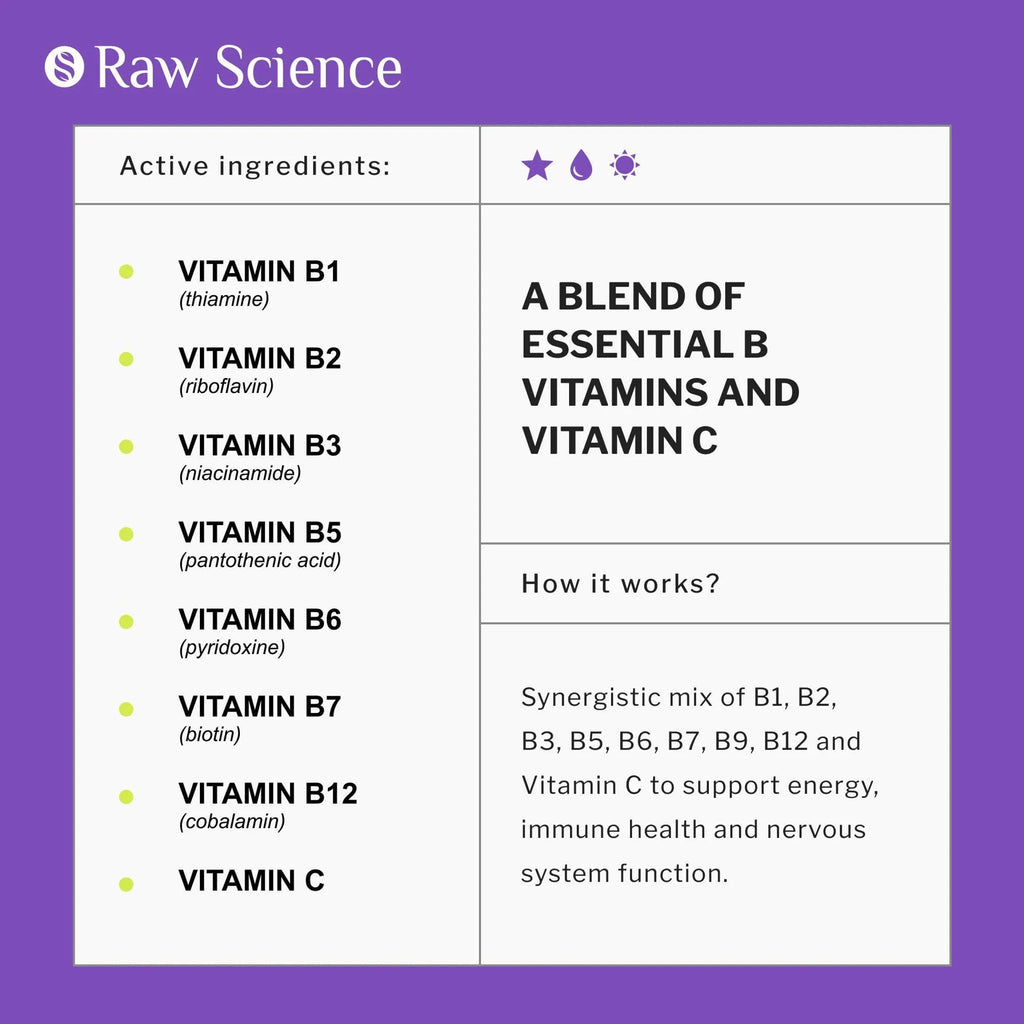 Vitamin B Complex Capsules B Vitamins: B1 B2 B3 B5 B6 B7 B9 B12 Biotin Folic Acid Vitamin C for Energy & Immune Support Supplement Super B Complex for