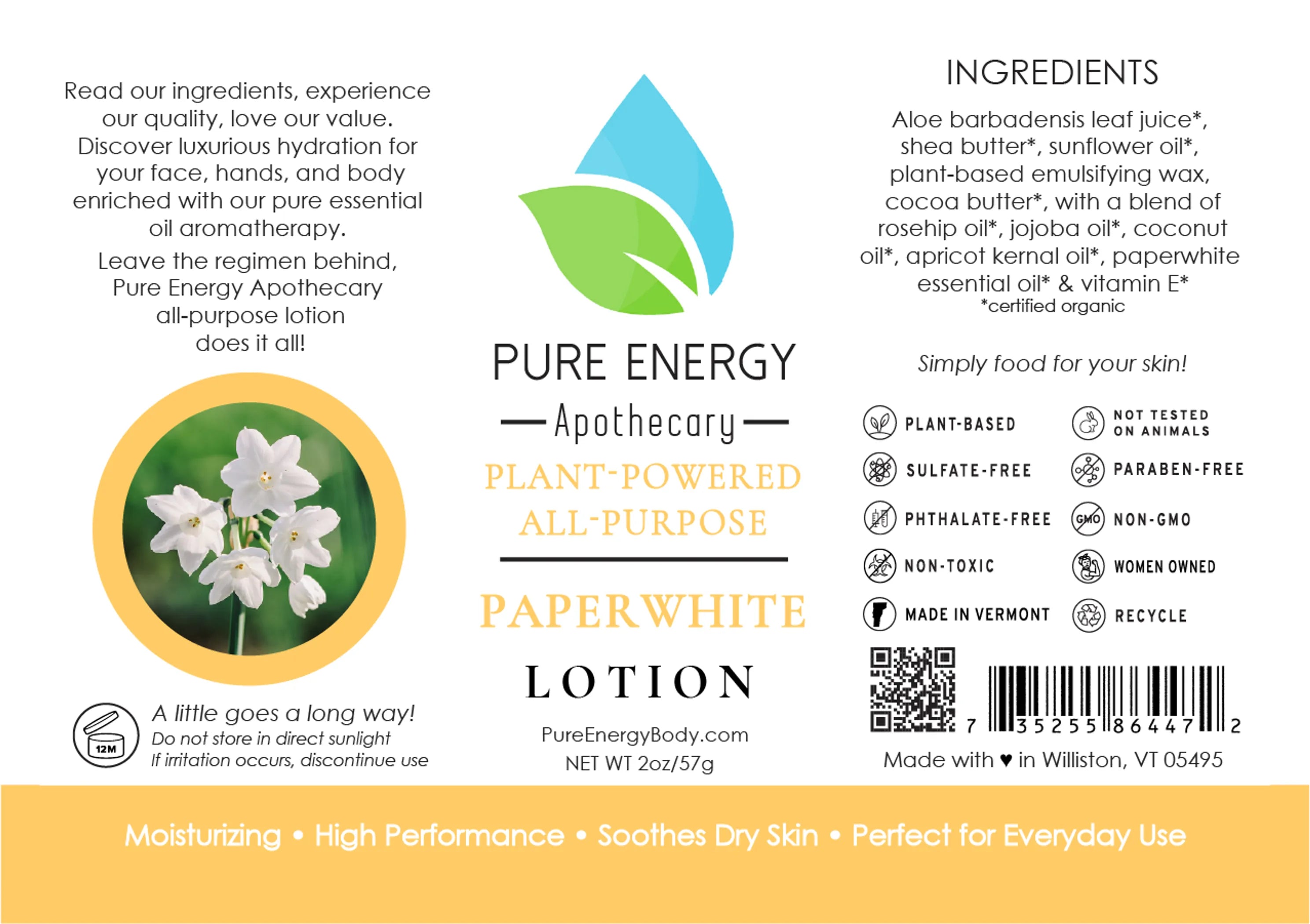 Natural All Purpose Lotion