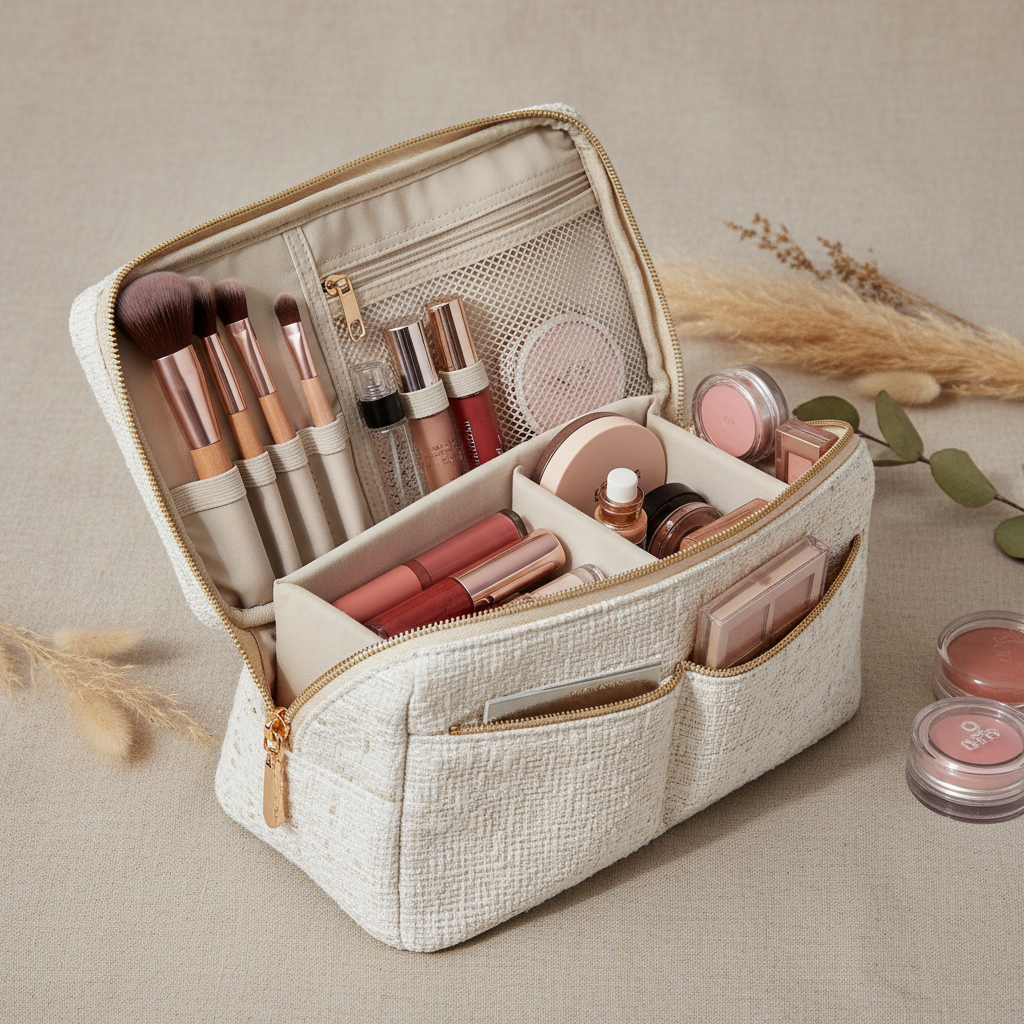 Travel Makeup Bag Portable Cosmetic Organizer