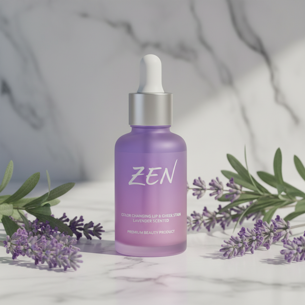 Zen - Color Changing Lip and Cheek Stain Lavender Scented
